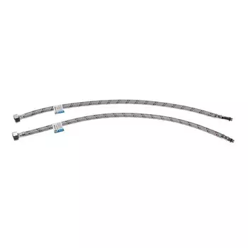 Подводка гибкая для смесителя AQUALINE, 60 см, комплект 2 шт.