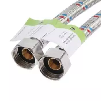 Подводка гибкая для смесителя Lytcho eco, в стальной оплетке, 50 см, комплект 2 шт.