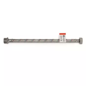 Подводка гибкая для воды AQUALINE, ПВХ, 1/2", внутренняя/наружная резьба, 50 см