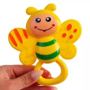 Погремушка «Бабочка» с прорезывателем