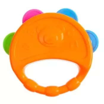 Погремушка Крошка Я «Бубен», от 3 мес., МИКС