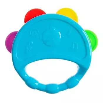 Погремушка Крошка Я «Бубен», от 3 мес., МИКС