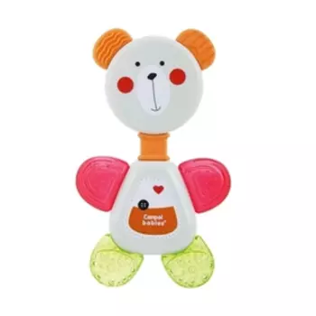 Погремушка Canpol babies «Мишка», с водным прорезывателем, цвет МИКС