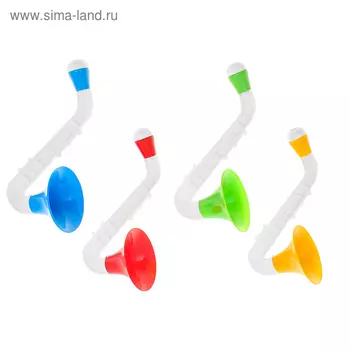 Погремушка игрушка "Саксофон", цвета МИКС