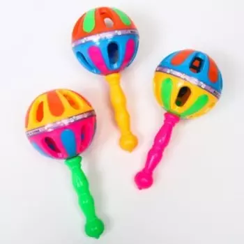 Погремушка «Яркий маракас»,17,5 см, цвет МИКС, Крошка Я