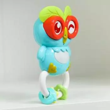 Погремушка музыкальная «Совушка», записывает звук, разнофактурные детали