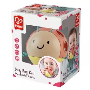 Погремушка-неваляшка Hape «Пастель» «Божья коровка» для детей