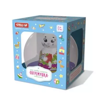 Погремушка-неваляшка «Кошечка», в пакете, МИКС