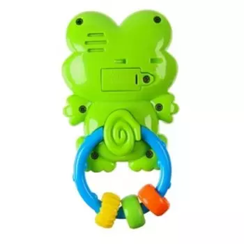 Музыкальная погремушка Крошка Я «Лягушка», светится