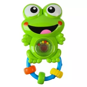 Музыкальная погремушка Крошка Я «Лягушка», светится