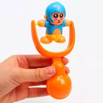 Погремушка «Зверята», от 3 мес., МИКС, Крошка Я