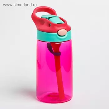 Поильник - непроливайка детский с мягким носиком, 480 мл., цвет розовый