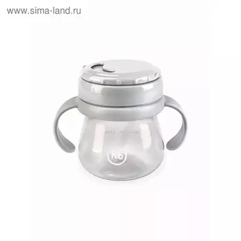 Поильник Happy Baby, с трубочкой и ручками, от 9 месяцев, цвет aqua, 250 мл
