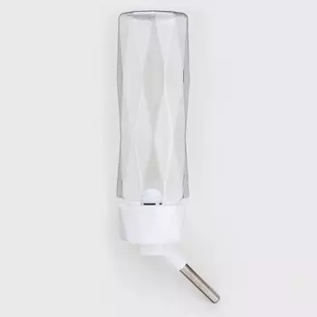 Поилка для животных, 500 мл, крепление-пружинка, белая