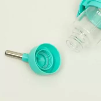 Поилка для грызунов «Пижон», 125 мл, бирюзовая