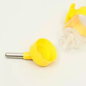 Поилка для грызунов «Пижон», 125 мл, жёлтая