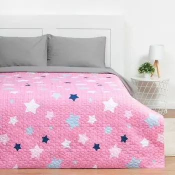 Покрывало 1,5сп Экономь и Я Stars 150*210±5см, 100% полиэстер, 190гр/м2