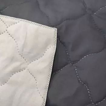 Покрывало 200х210 см, графитовый, микрофибра, полиэстер