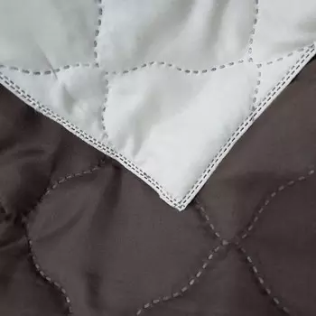 Покрывало 200х210 см, шоколад, микрофибра, полиэстер