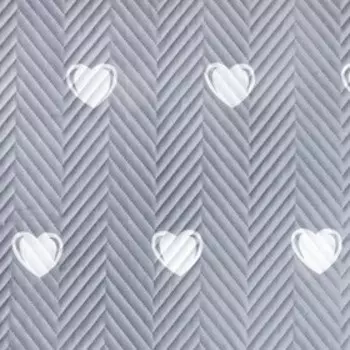 Покрывало 2сп Экономь и Я "Сердца"180*210±5см, 100% полиэстер, 190гр/м2