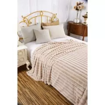 Покрывало «Анабель», размер 160x220 см, цвет бежевый