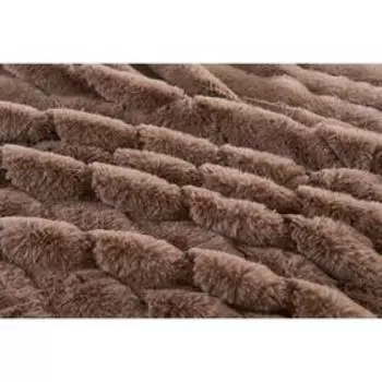 Покрывало «Анабель», размер 160x220 см, цвет шоколадный