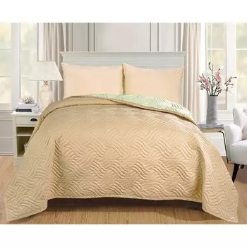 Покрывало Arti, размер 180x200 см, цвет бежево-песочный