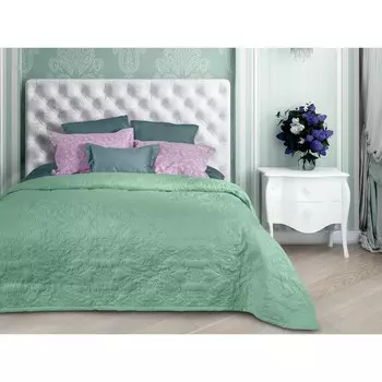 Покрывало Arti, размер 210x230 см, цвет мятный