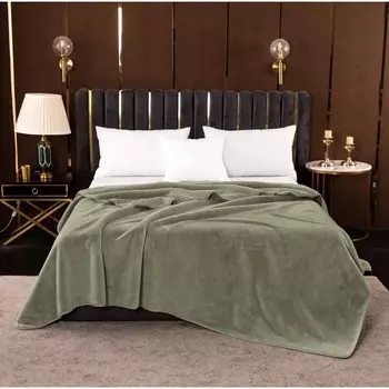 Покрывало «Аурелия», размер 160х220 см, цвет олива