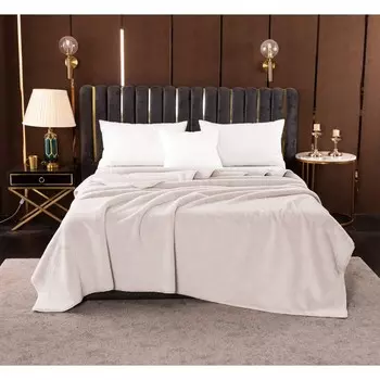 Покрывало «Аурелия», размер 220х240 см, цвет кремовый