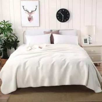 Покрывало «Аурелия», размер 220х240 см, цвет молоко