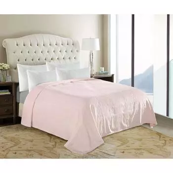 Покрывало «Бенджамин», размер 200х230 см, цвет розовый