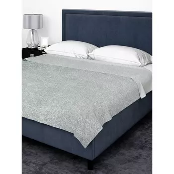 Покрывало без подклада, размер 230x250 см, цвет жемчужно-серый