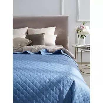 Покрывало Blue, размер 210х240 см, цвет синий