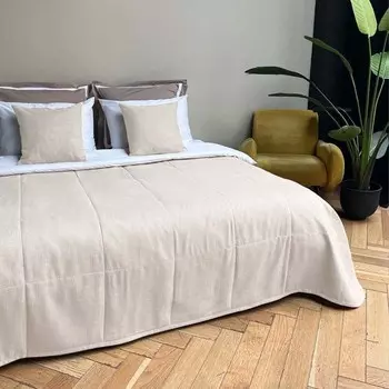 Покрывало «Бохо», размер 215х240 см, цвет бежевый