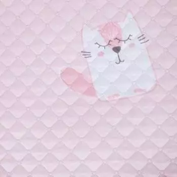 Покрывало детское и наволочка Этель 1,5 сп "Cute cats", 145х210 ±5 см, 40х60 см, микрофибра