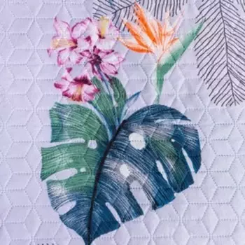 Покрывало Евро Экономь и Я «Весенний цвет» 200*210±5см, 100% полиэстер, 190гр/м2