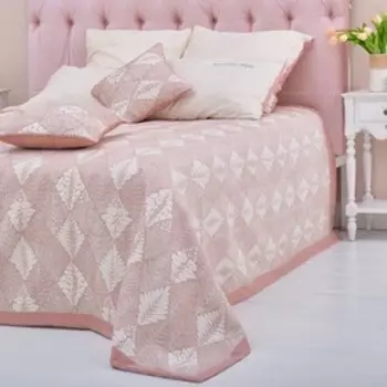 Покрывало хлопковое Этель «Лес» 200х240±5 см, цвет бежевый, 100% хлопок, 300 гр/м2