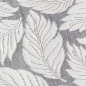 Покрывало хлопковое Этель «Листопад» 220х240±5 см, цвет серый, 100%хлопок, 300гр/м2