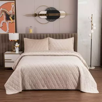 Покрывало и наволочки «Деметра», размер 240х260 см, 50х70 см 2 шт