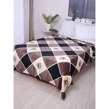 Плед-покрывало Калифорния, 180х200см, велсофт 280г/м, полиэстер