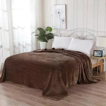 Покрывало «Калипсо», размер 220х240 см, цвет кофе