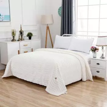 Покрывало «Климентина», размер 210х230 см, цвет белый