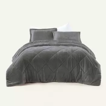 Покрывало Leron, размер 230х250 см, серый