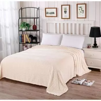 Покрывало «Орфей», размер 220х240 см, цвет молоко