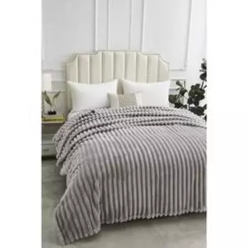 Покрывало «Орнелла», размер 210х230 см, цвет серый