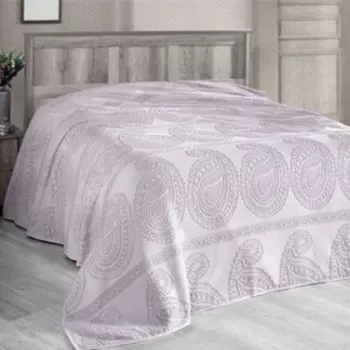 Покрывало, размер 160x220 см, цвет лиловый