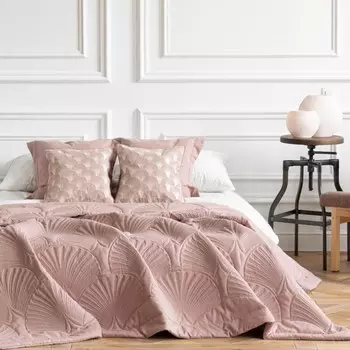 Покрывало с наволочками «Хьюго», размер 230х250 см, цвет пудровый