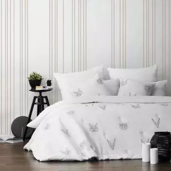 Покрывало с наволочками «Лука», размер 230х250 см, цвет белый