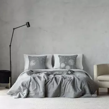 Покрывало с наволочками «Тара», размер 230х250 см, цвет серый